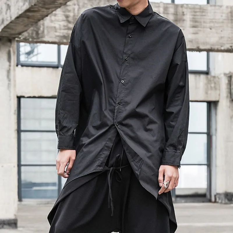 Irregular Mid-length Shirt