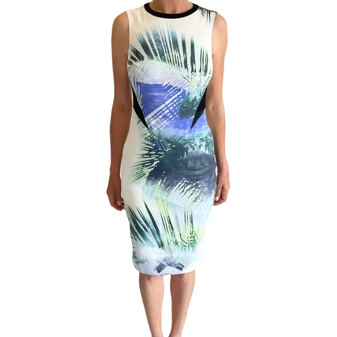 Karen Millen Sleeveless Patterned Dress