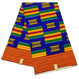 Kente Fabric 6 Yards Ankara African Wax Prints