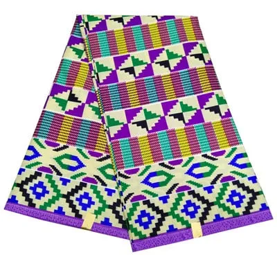 Kente Fabric 6 Yards Ankara African Wax Prints