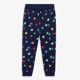 Kids jogger in rainbow confetti stars