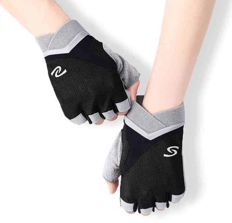 Lady's Slip-free Fitness Gym Gloves