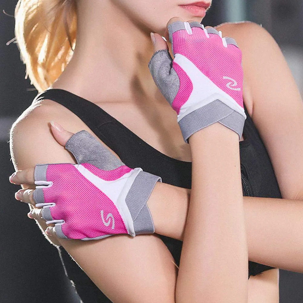 Lady's Slip-free Fitness Gym Gloves