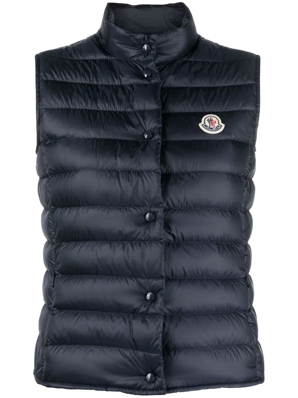 Lian slim high neck vest