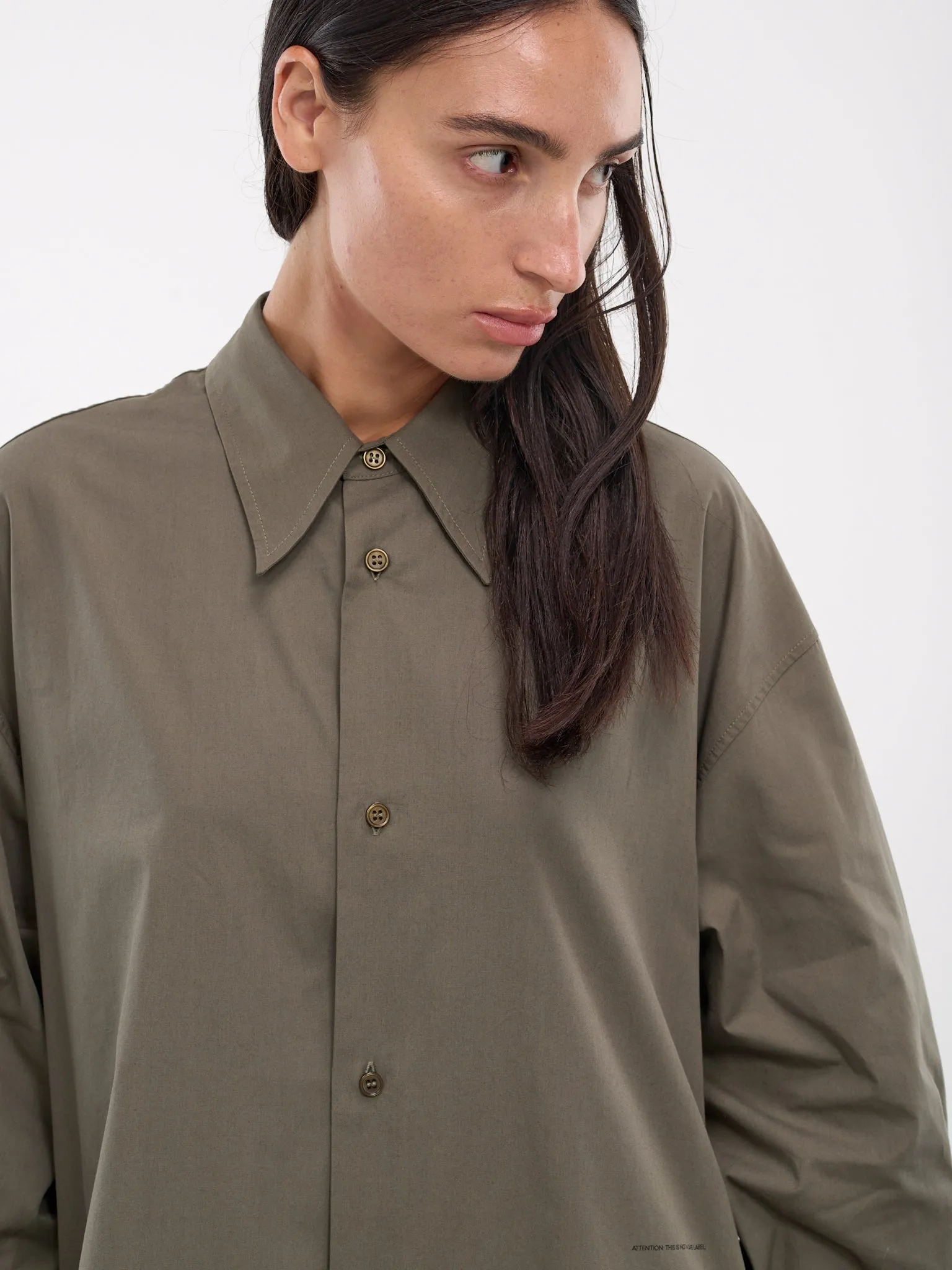 Logo Shirt Dress (S52CT0783-M35152-GREEN)