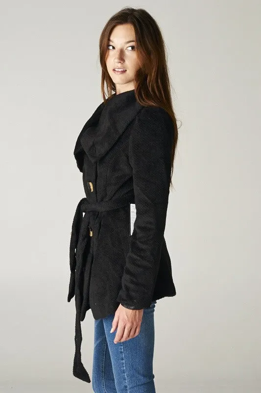 Long Sleeve Double Breasted Coat