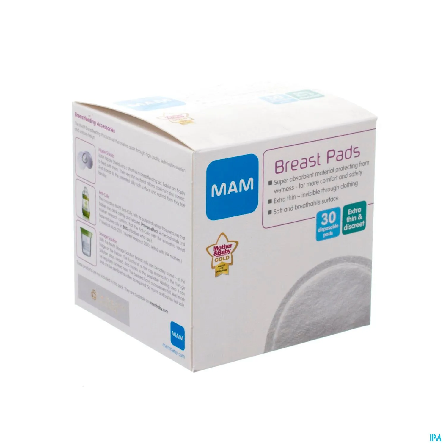 Mam 30pk Breast Pads