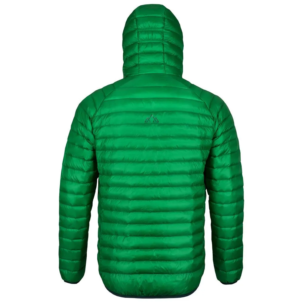 Mens Aktiv Down Hooded Jacket (Green/Pine)