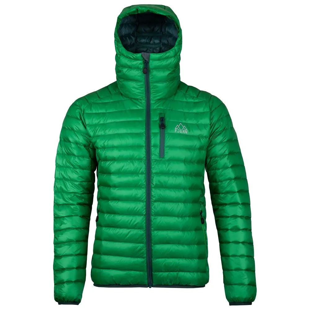 Mens Aktiv Down Hooded Jacket (Green/Pine)