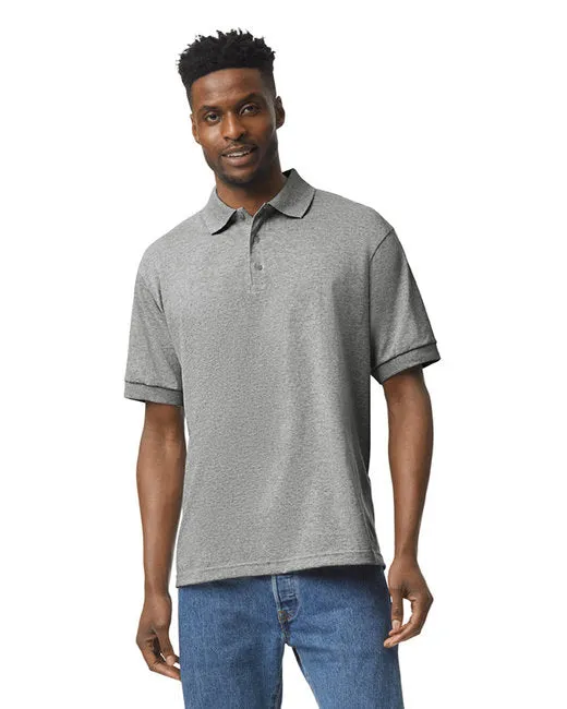 Men's Knit Polo Shirt with Collar