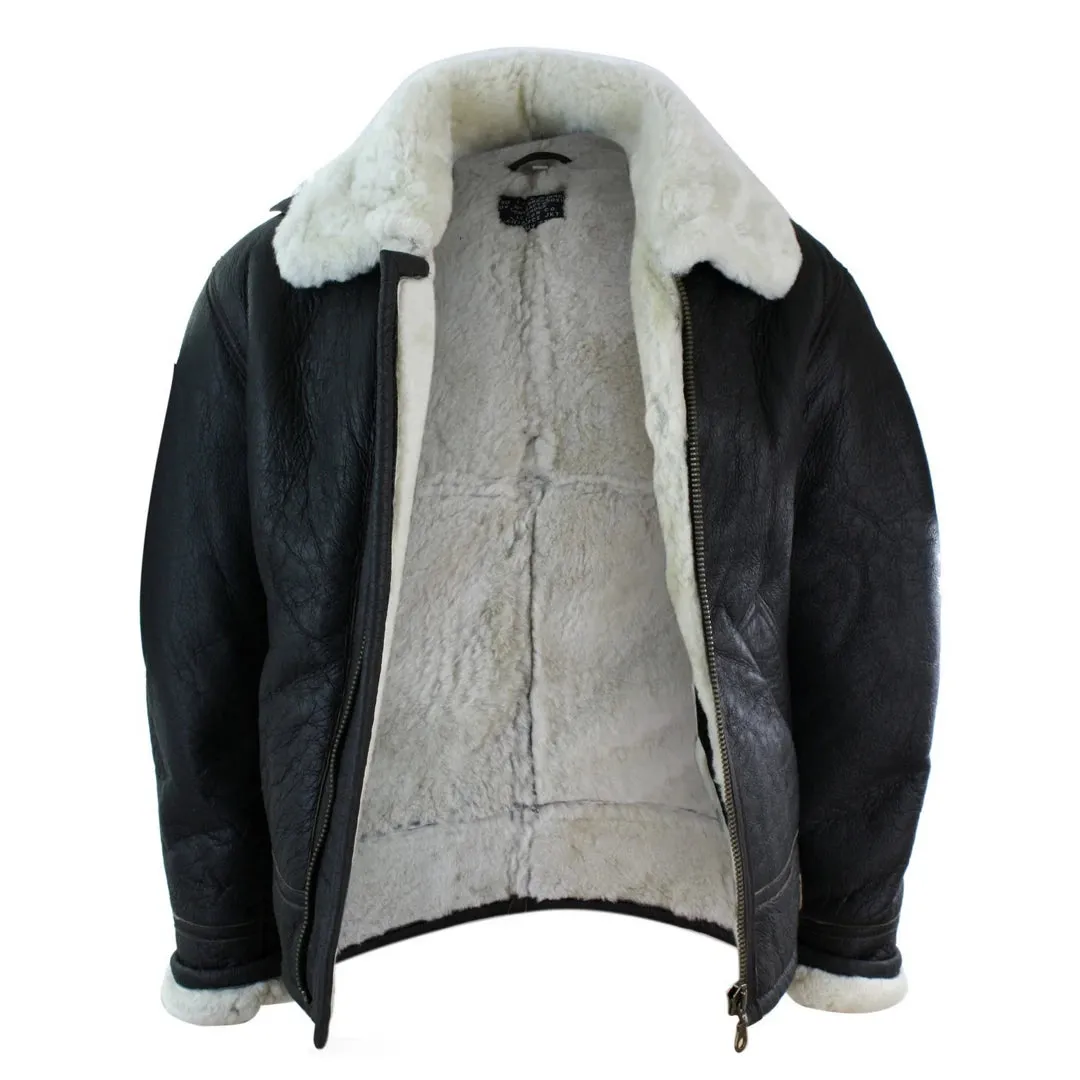 Men's Sherling Sheepskin Original B3 Pilot Winter Jacket