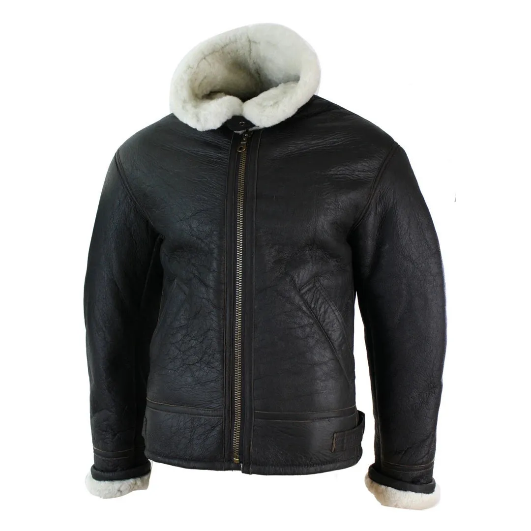 Men's Sherling Sheepskin Original B3 Pilot Winter Jacket