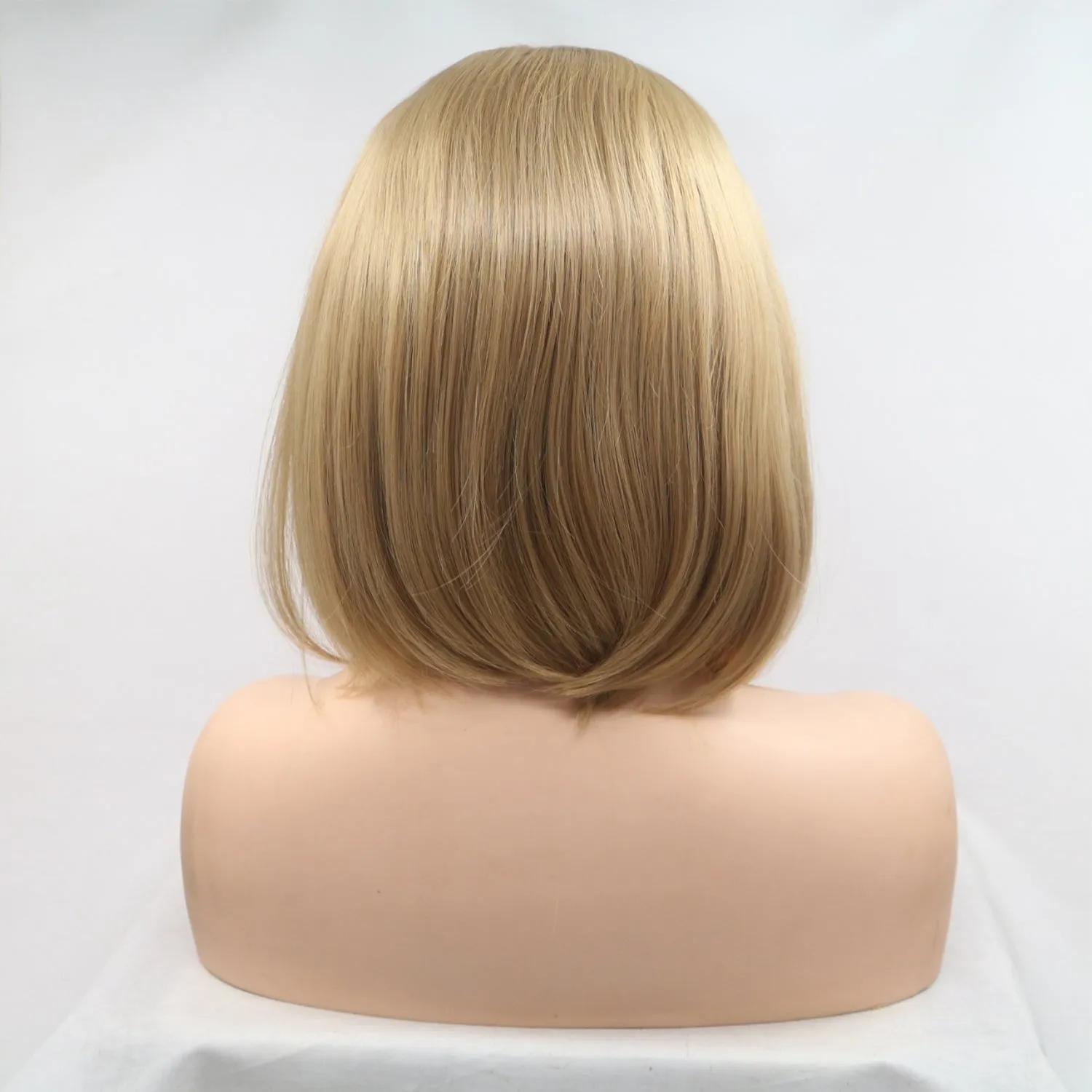 Mid-length Khaki wig