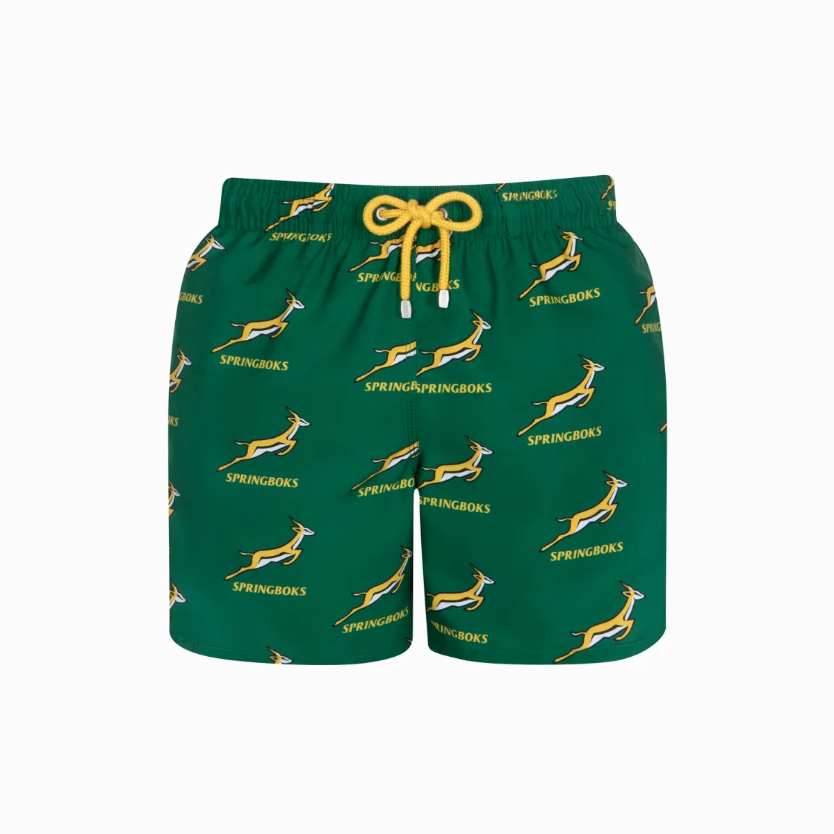 Mid-Length Swim Shorts | SS25 Springbok / Green