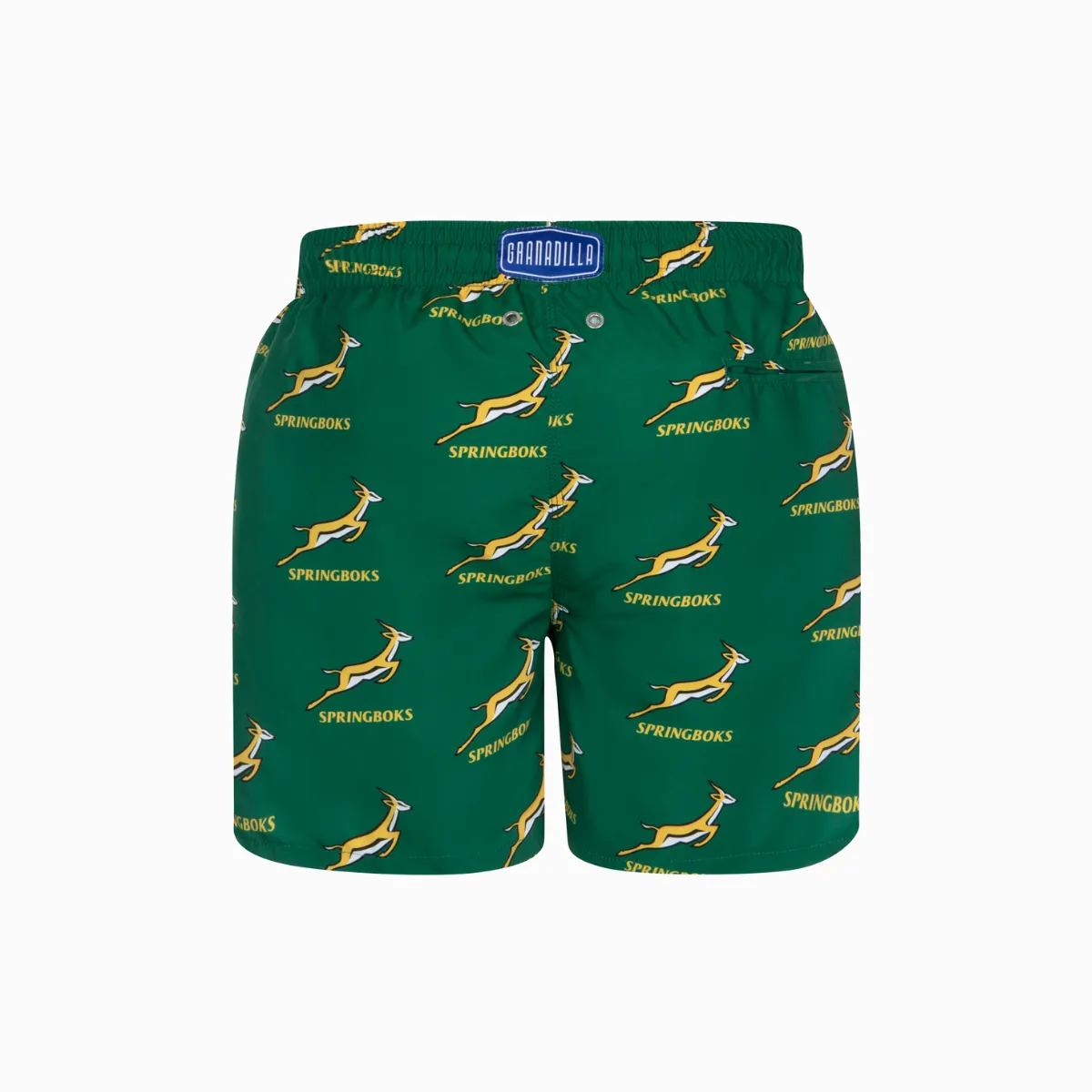 Mid-Length Swim Shorts | SS25 Springbok / Green