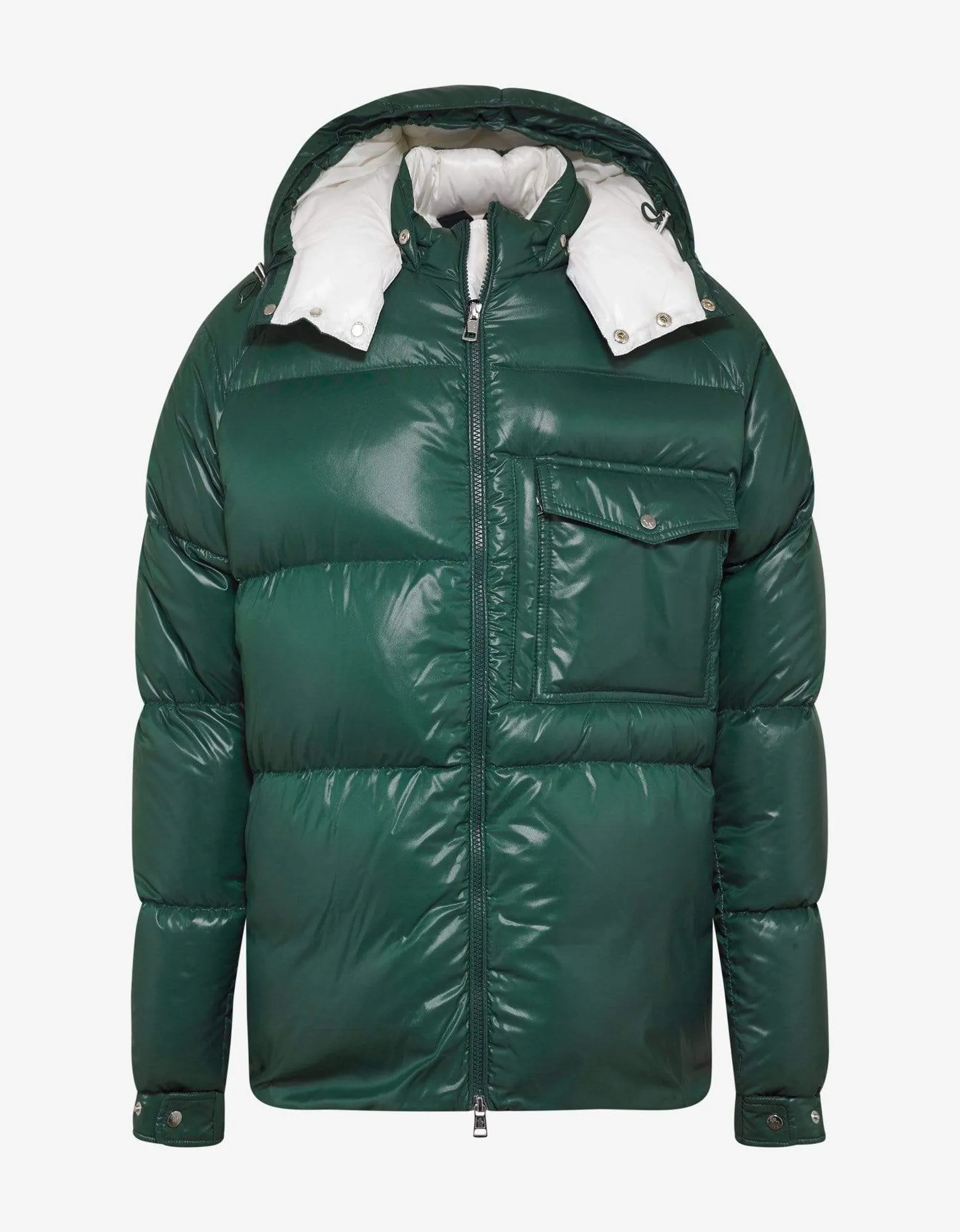 Moncler Barthet Green Nylon Down Jacket