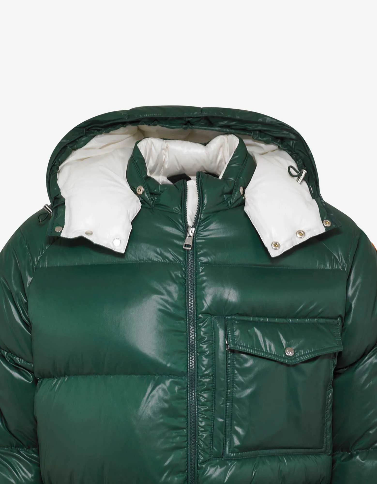 Moncler Barthet Green Nylon Down Jacket