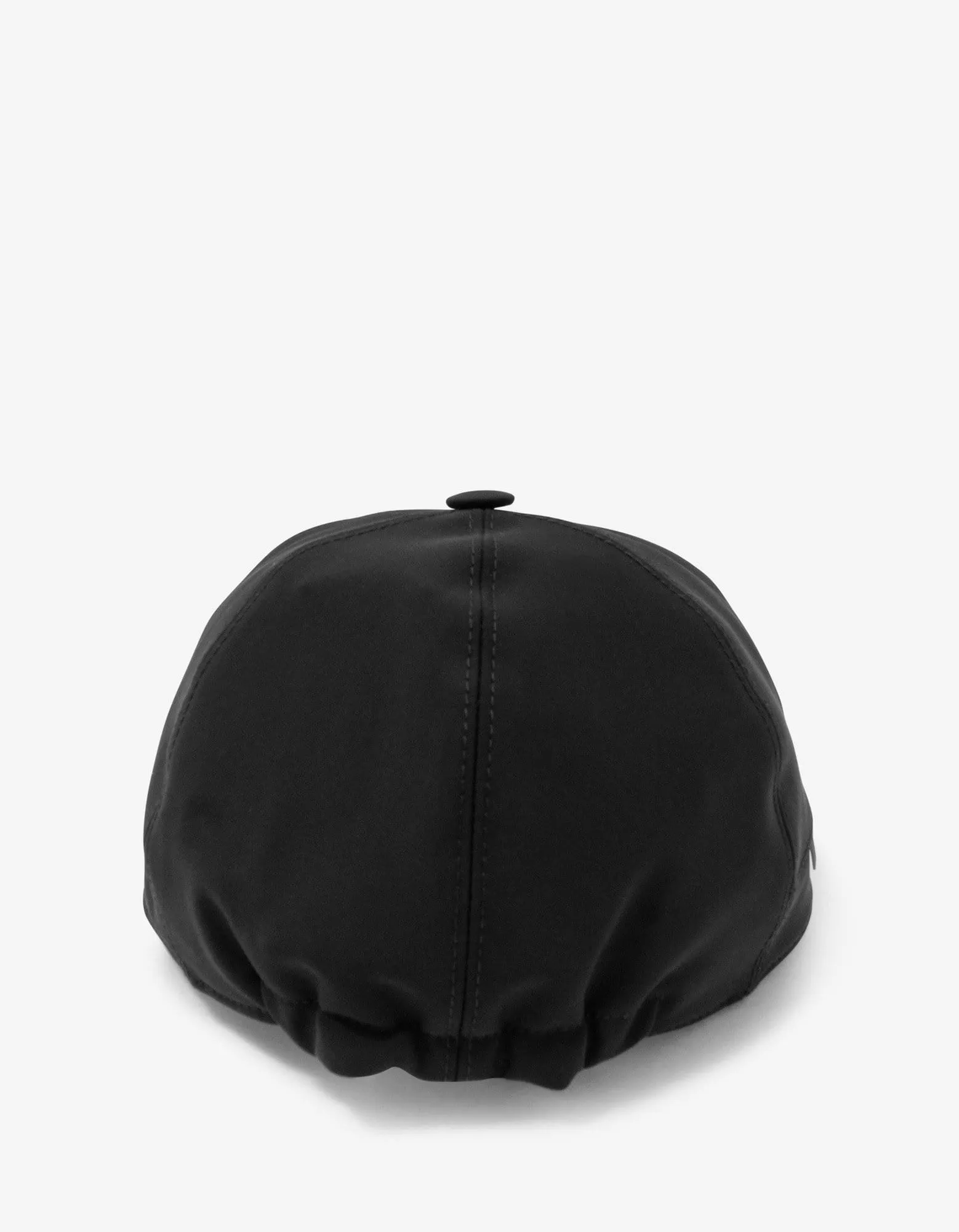 Moncler Black Softshell Logo Baseball Cap