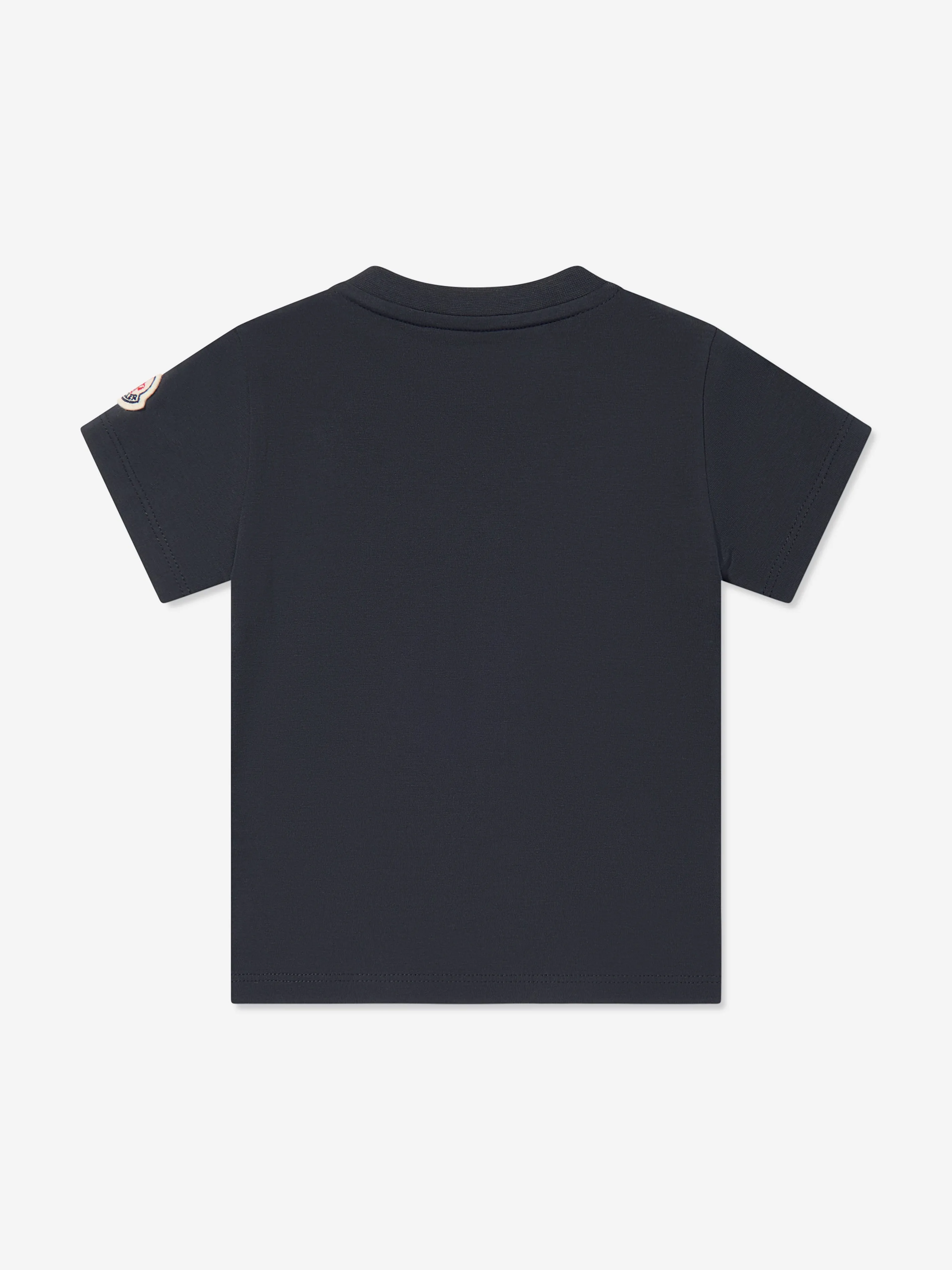 Moncler Enfant Baby Logo T-Shirt in Navy