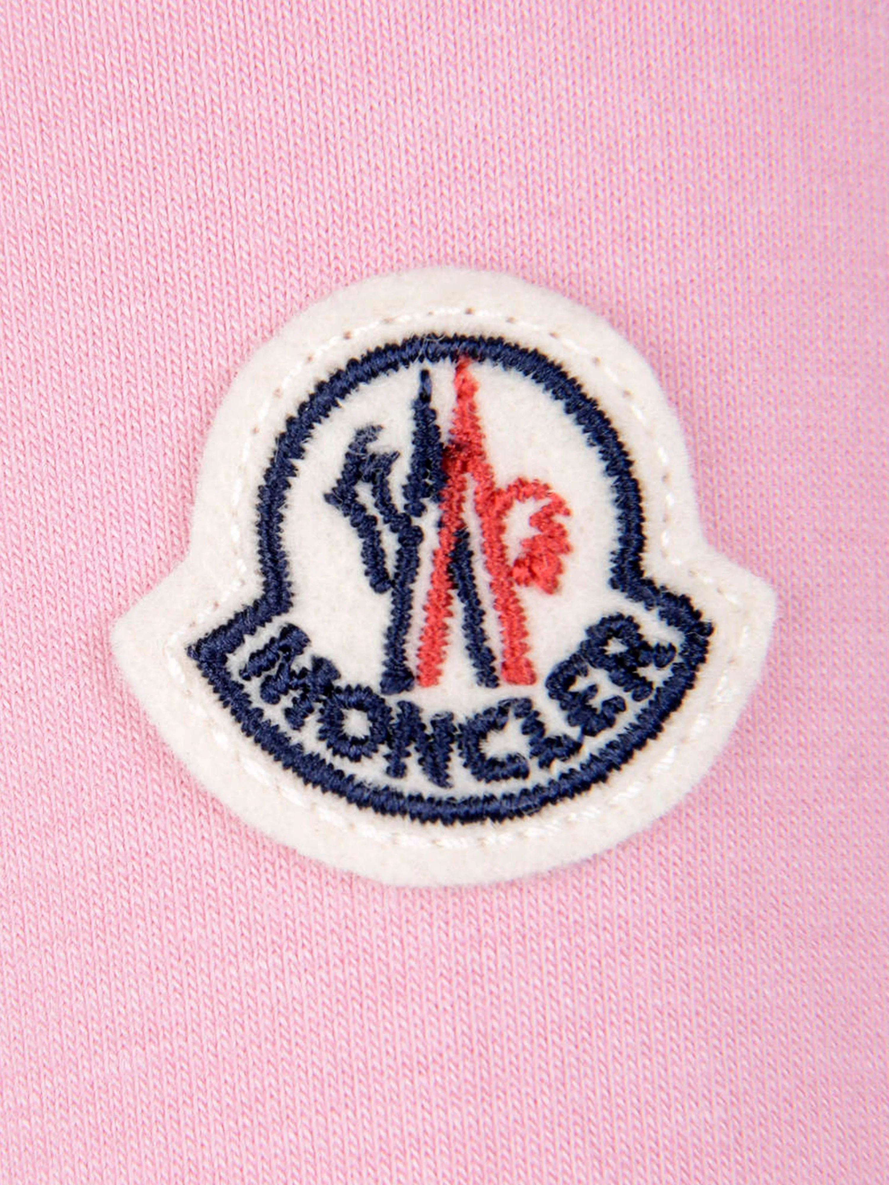 Moncler Enfant Moncler Girls Cotton Long Sleeve T-Shirt