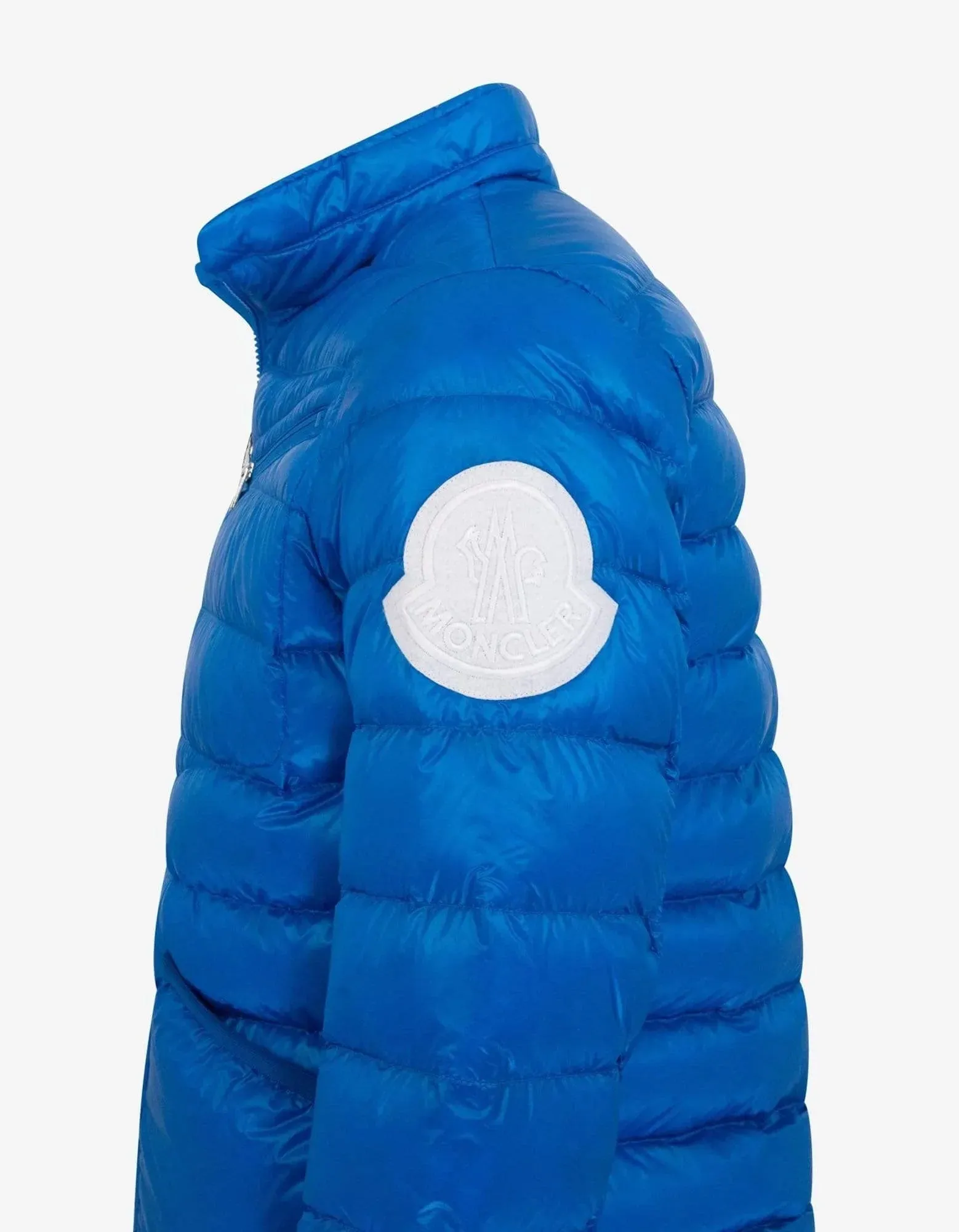 Moncler Liam Blue Nylon Down Jacket