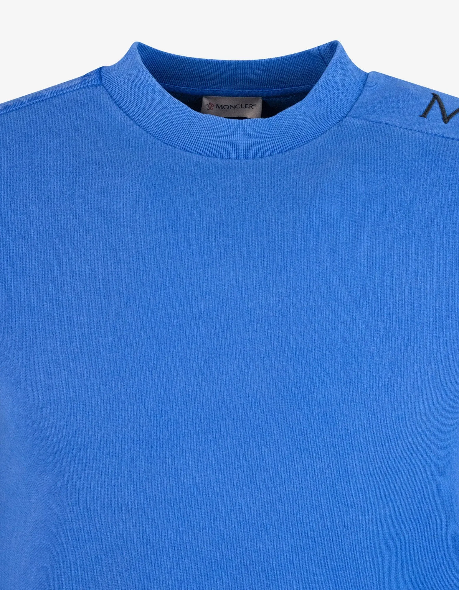 Moncler Sky Blue Sleeve Logo Sweatshirt