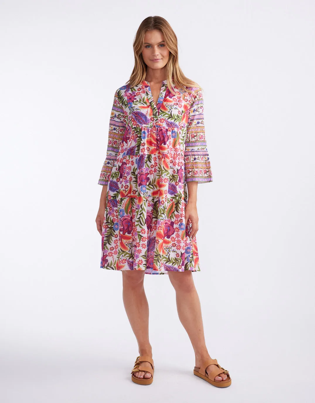 Morocco Midi Dress - Tulleries Print