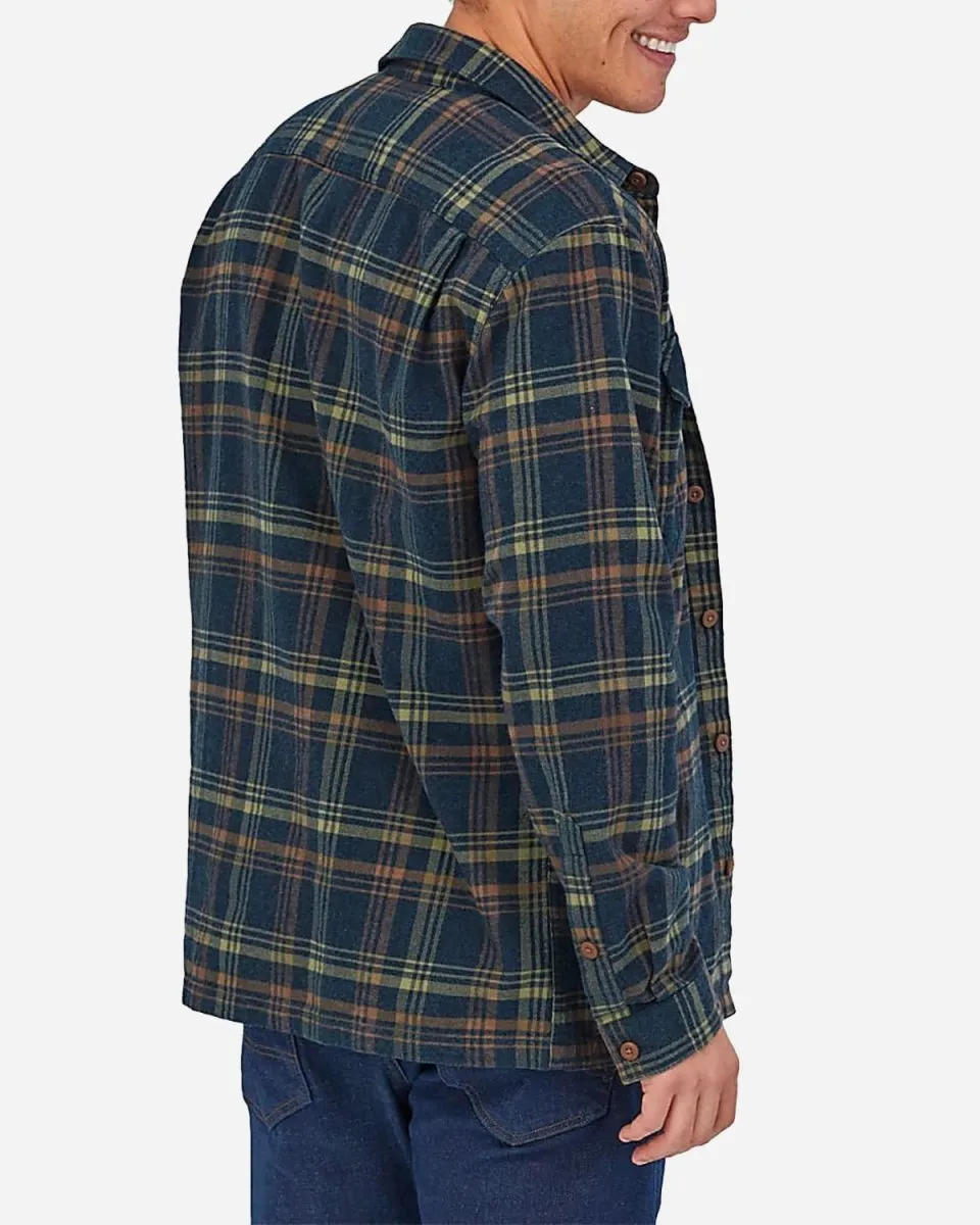 M's Fjord Flannel Shirt - Drifted New Navy