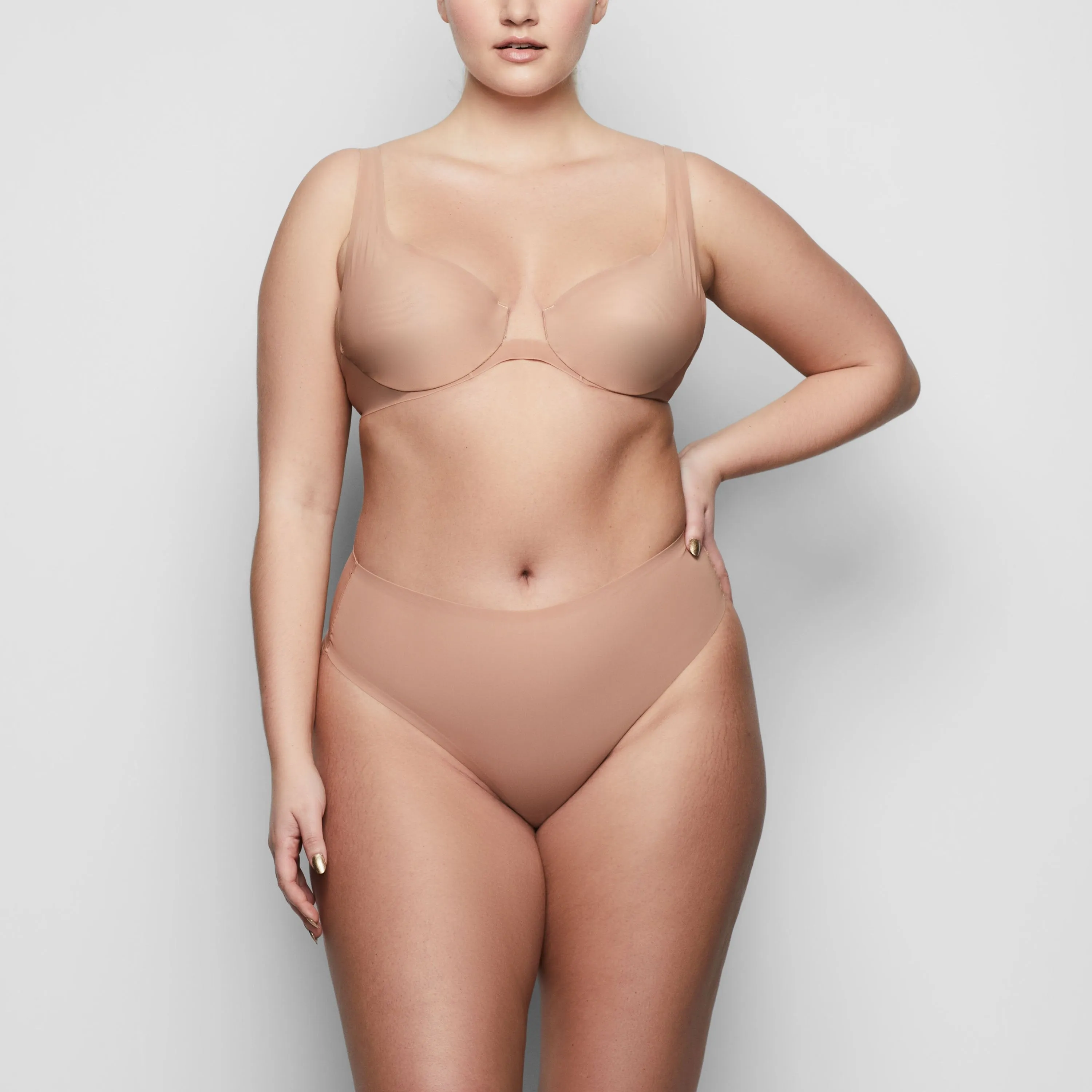 NAKED HIGH WAISTED THONG | HONEY