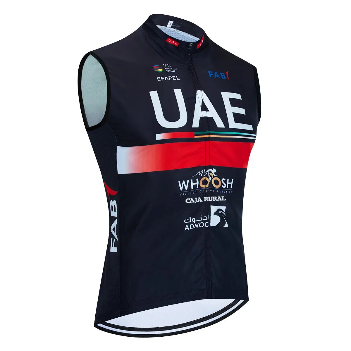 New 2024 Cycling Clothing UAE Team Cycling Jersey Men Summer Road Bike Maillot Vest Ropa Ciclismo Breathable Bicycl Tshirt