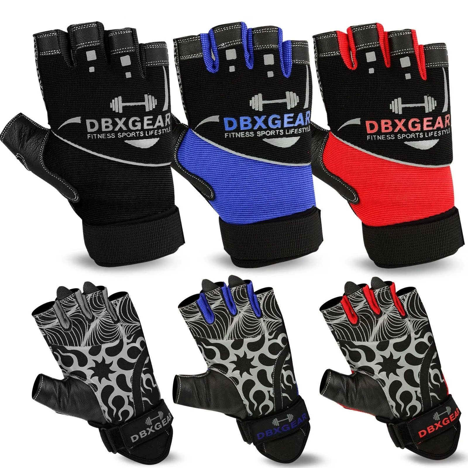 New Sports Exercise Training Fitness Weight Lifting Wrist Wrap Gym Gloves