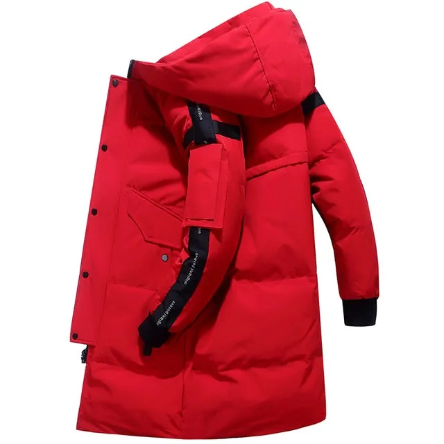 New Winter  Down Jacket Stylish Male Down Coat Thick Warm Man Clothing  Apparel Warm Parka