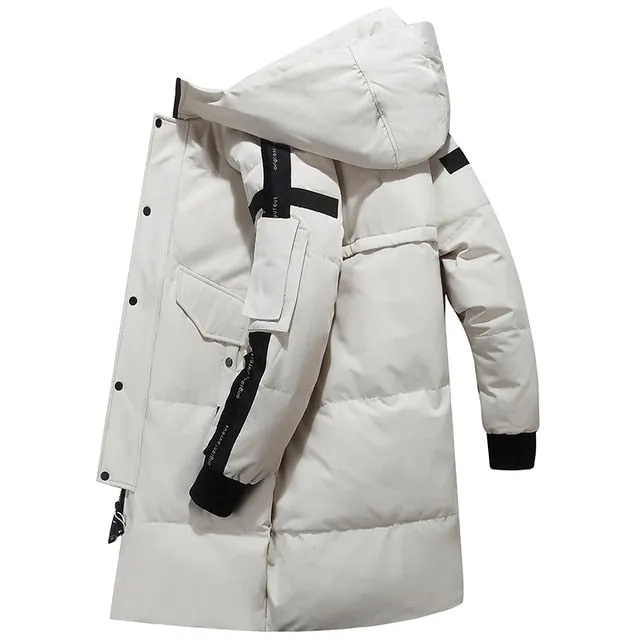 New Winter  Down Jacket Stylish Male Down Coat Thick Warm Man Clothing  Apparel Warm Parka