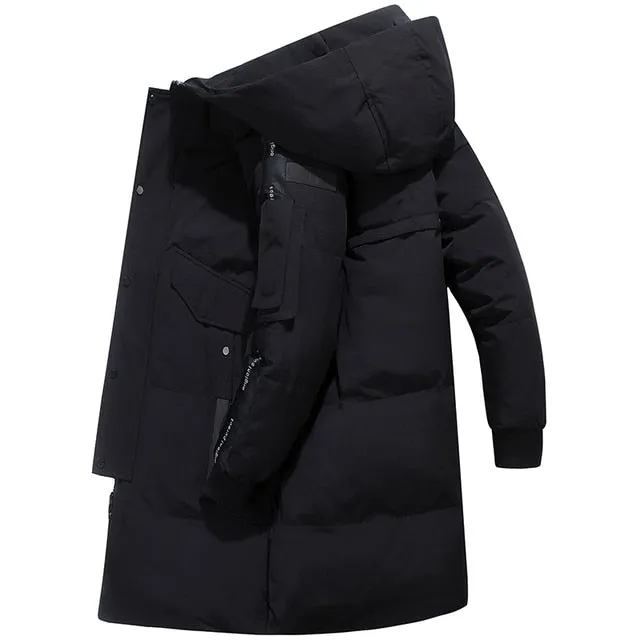 New Winter  Down Jacket Stylish Male Down Coat Thick Warm Man Clothing  Apparel Warm Parka