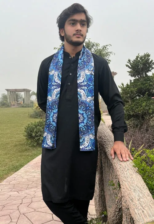 PAKISTAN BRAND SCARF FOR MEN - CIRCULAR MANDALA