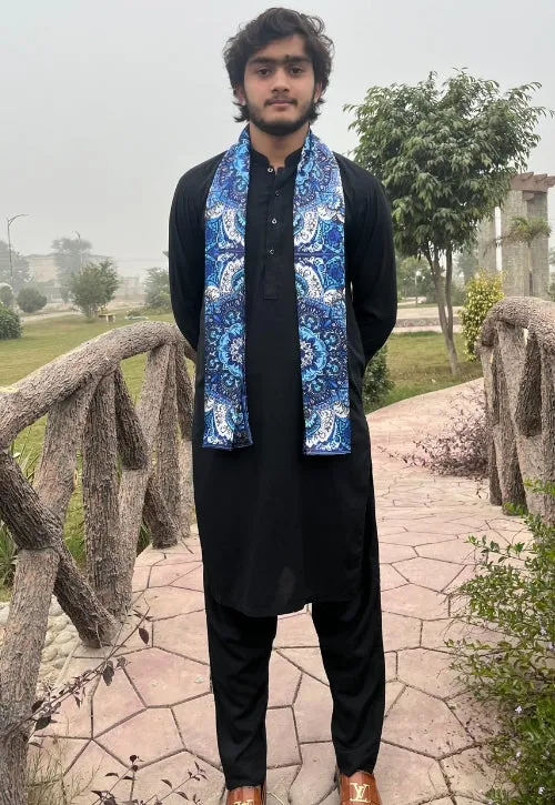 PAKISTAN BRAND SCARF FOR MEN - CIRCULAR MANDALA