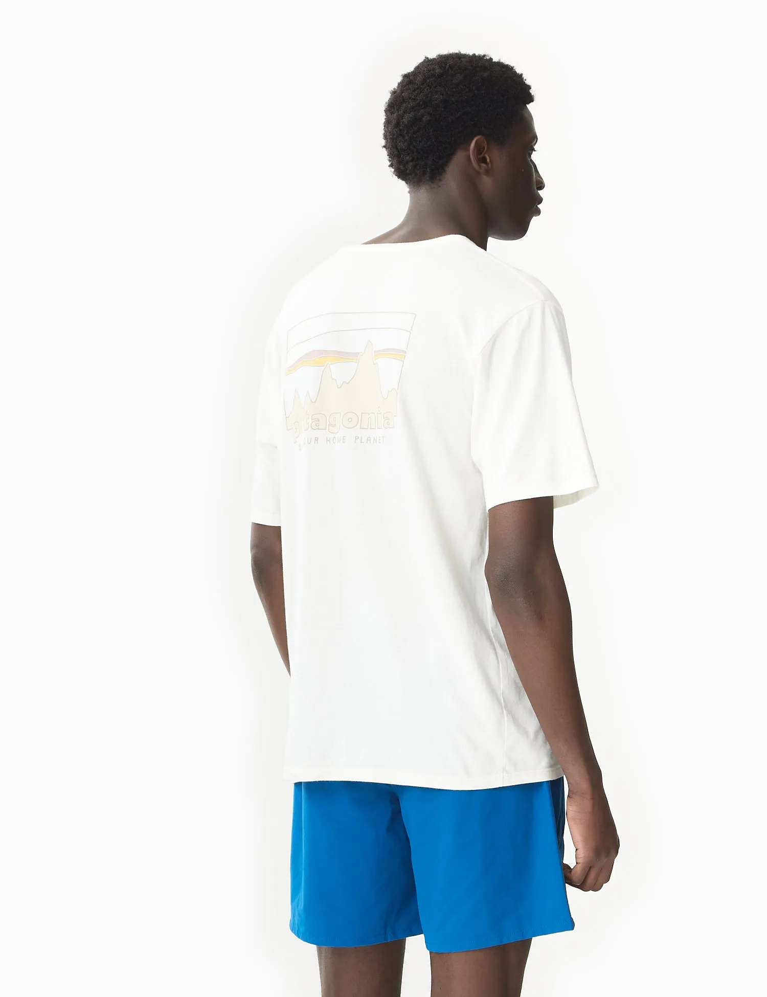 Patagonia '73 Skyline Organic T-Shirt - Birch White