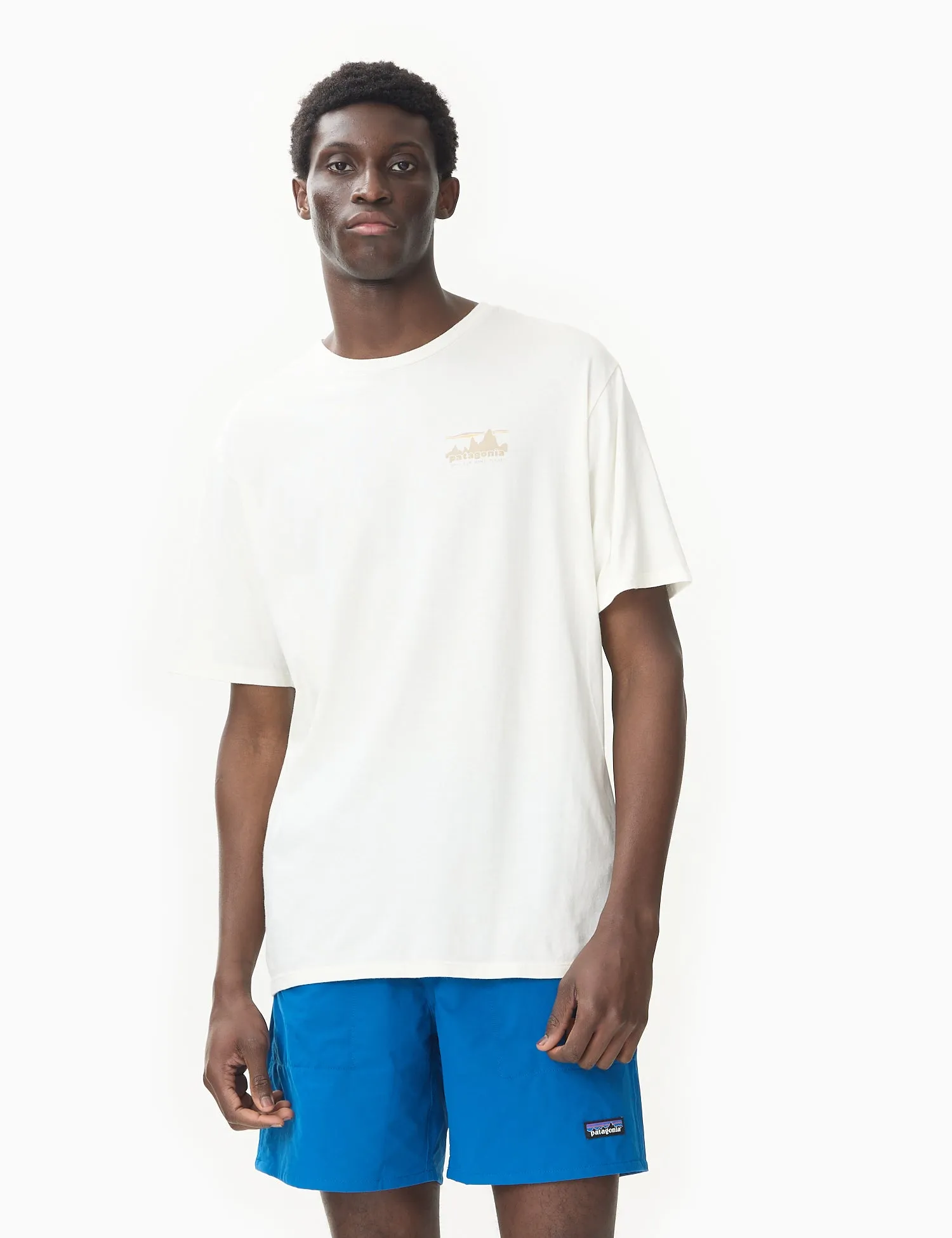 Patagonia '73 Skyline Organic T-Shirt - Birch White