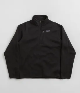 Patagonia Better Sweater 1/4 Zip Sweatshirt - Black