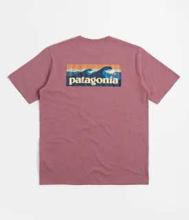 Patagonia Boardshort Logo Pocket Responsibili-Tee T-Shirt - Evening Mauve