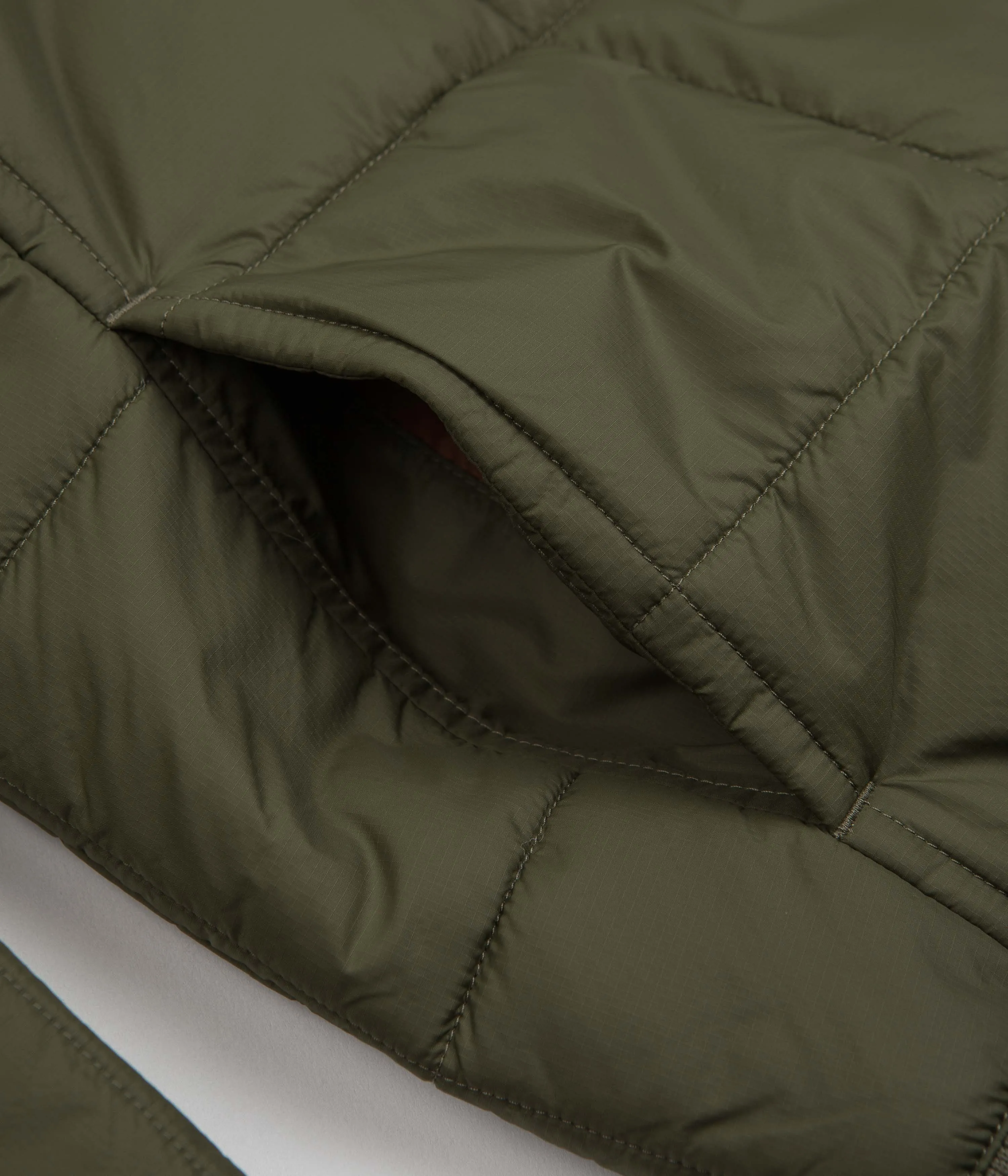 Patagonia Box Quilted Hooded Jacket - Basin Green