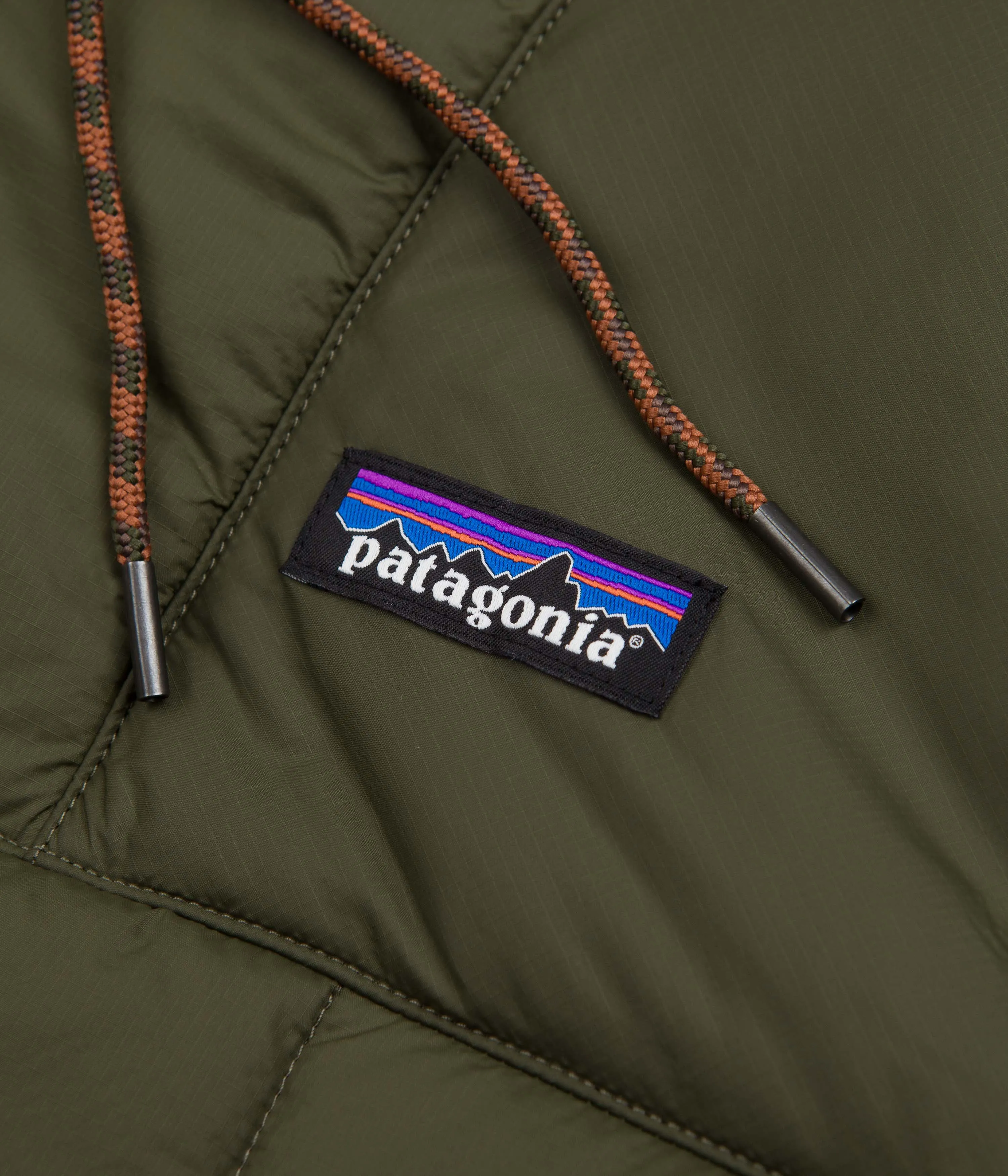 Patagonia Box Quilted Hooded Jacket - Basin Green