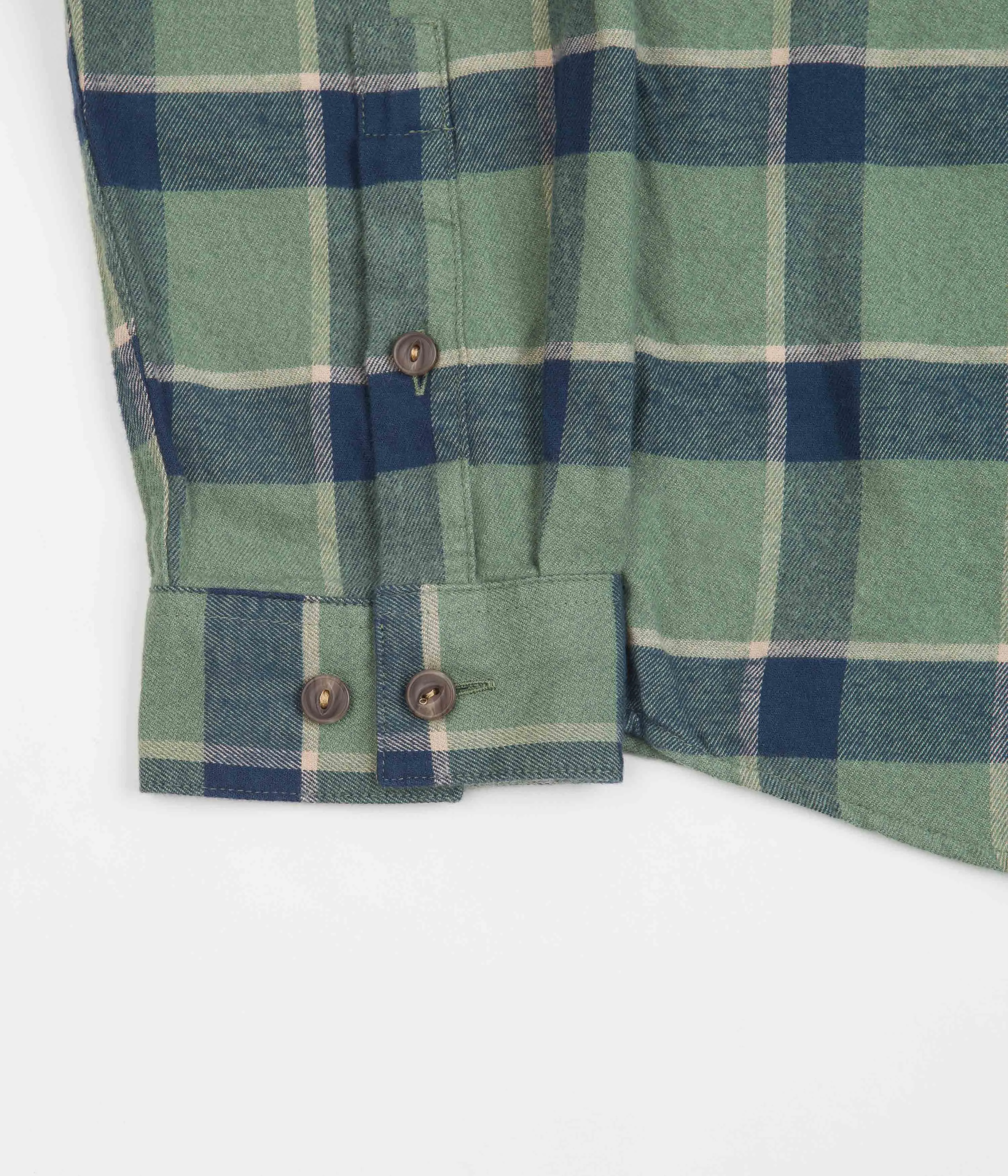 Patagonia Cotton In Conversion Fjord Flannel Shirt - Graft: Hemlock Green