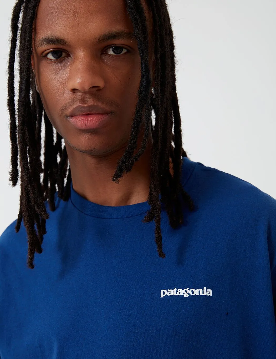 Patagonia P-6 Logo Responsibili-Tee T-Shirt - Superior Blue