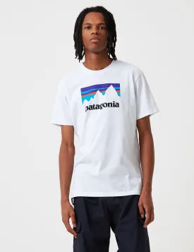 Patagonia Shop Sticker Responsibili-Tee T-Shirt - White