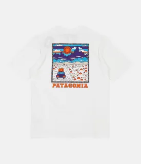 Patagonia Summit Road Organic T-Shirt - White