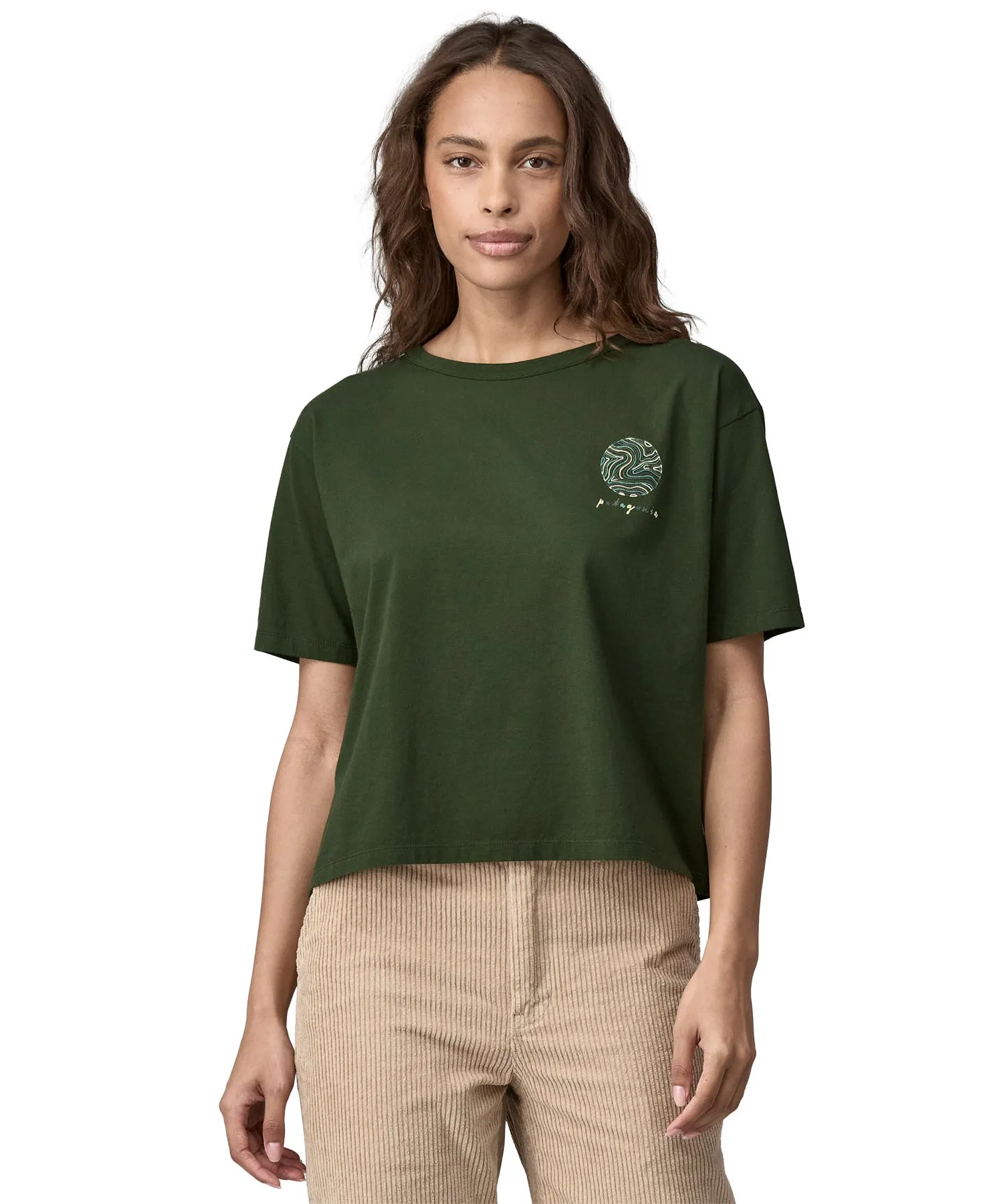 Patagonia Women's Easy Cut Organic T-Shirt - Pine Green