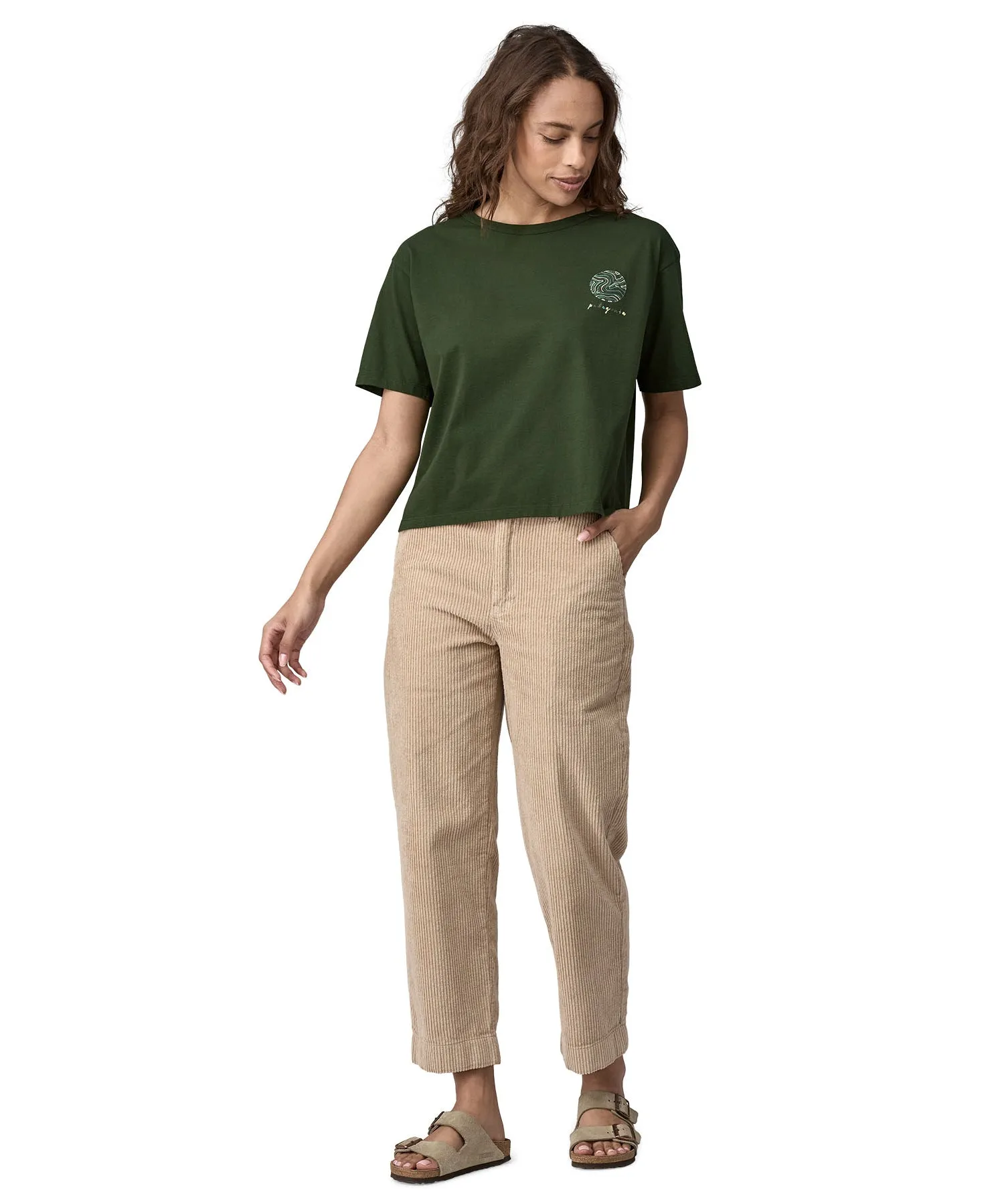 Patagonia Women's Easy Cut Organic T-Shirt - Pine Green