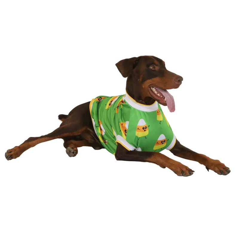 Pawsindia Candyman T-Shirt For Dog, Green