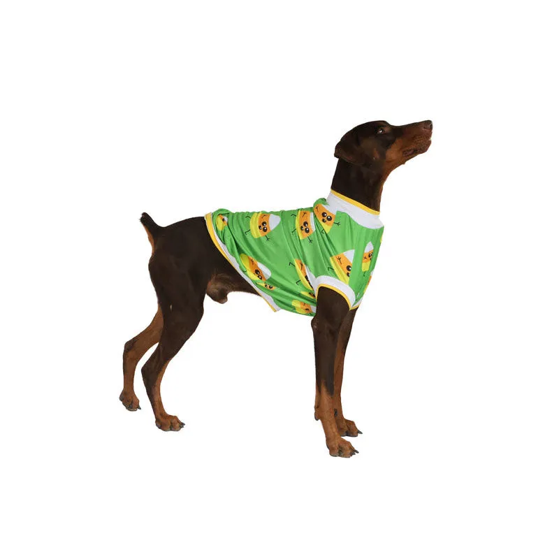 Pawsindia Candyman T-Shirt For Dog, Green